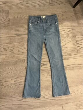 Frame Denim Light Blue Flare Jeans